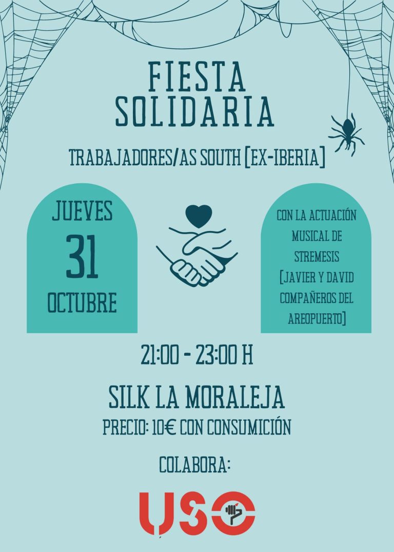 FIESTA HALLOWEEN SOLIDARIA #JAVIERARCOS