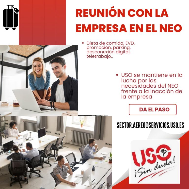 Seguimos sin avanzar en los temas pendientes del NEO