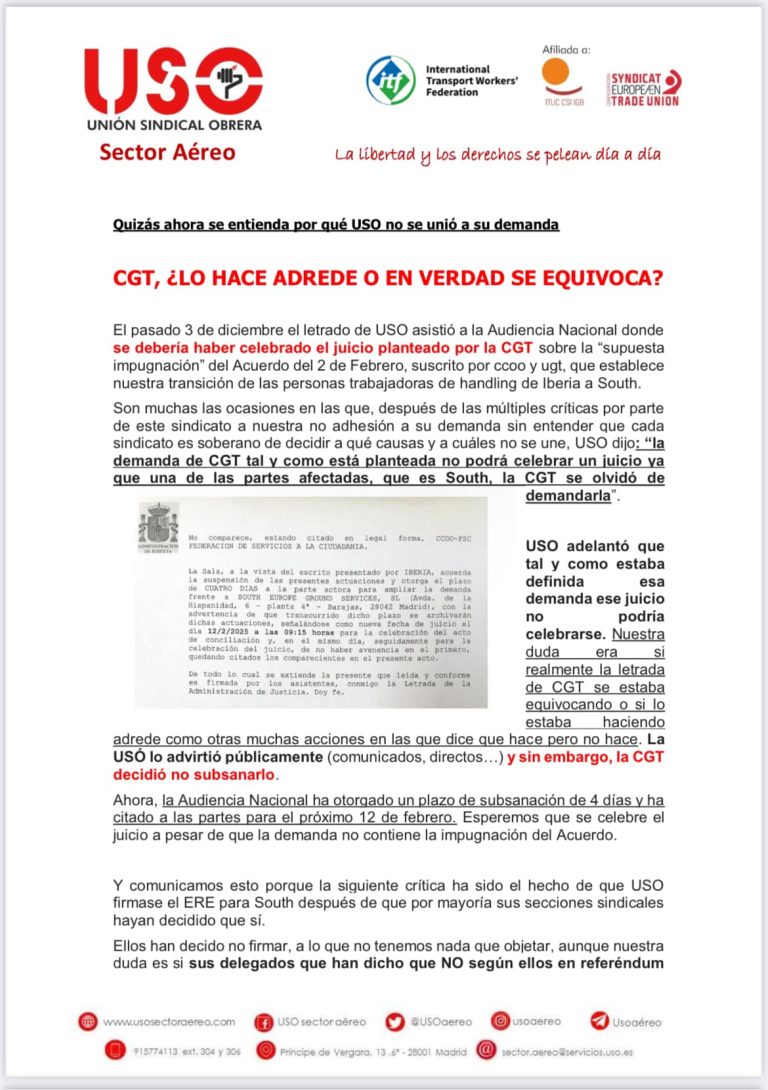 IMPUGNACIÓN ACUERDO SOUTH