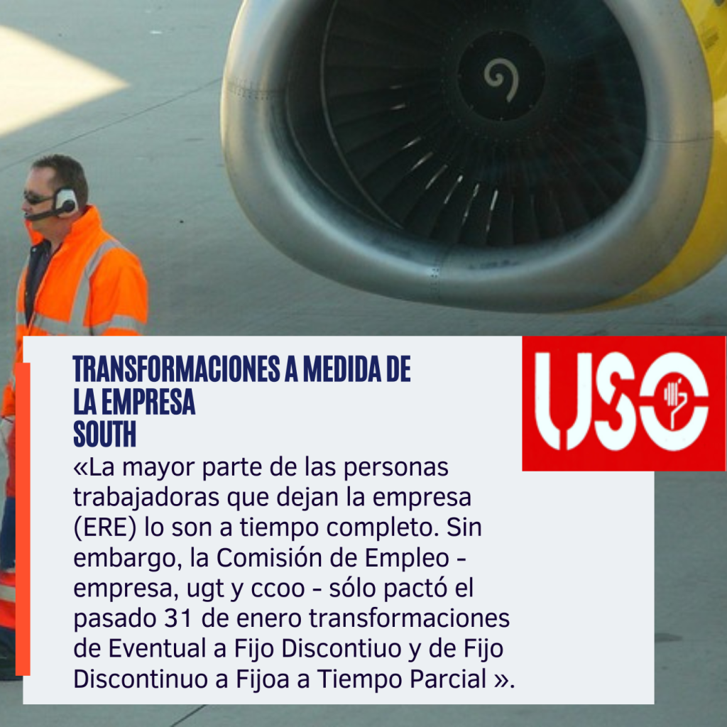 South: Transformaciones de contrato a medida de la empresa