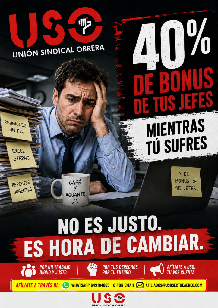 En Iberia, mientras tus jefes cobran el bonus...